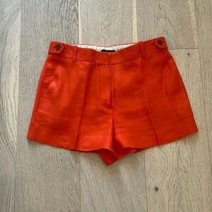 Jcrew linen shorts, size 4